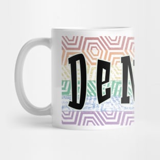 LGBTQ PATTERN AMERICA DENVER Mug